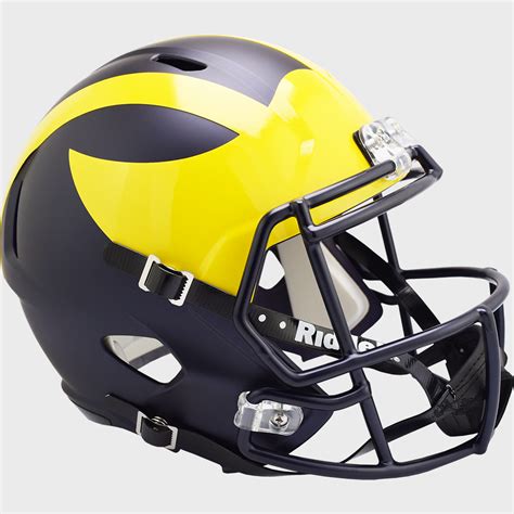 Buy NCAA Michigan Wolverines Full Size REPLICA Football Helmet ...