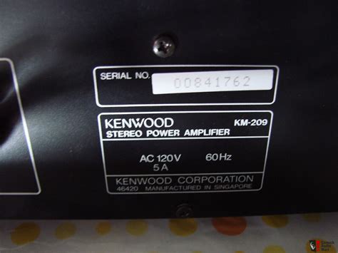 Kenwood POWER And Preamp KC 209 KM 209 Photo 1663440 UK Audio Mart