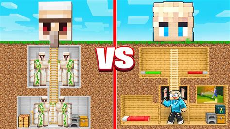 LUMI Vs GOLEM UNTERGRUND BASIS In Minecraft YouTube