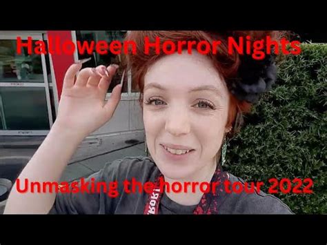 Halloween Horror Nights 31 Unmasking The Horror Tour 2022 YouTube