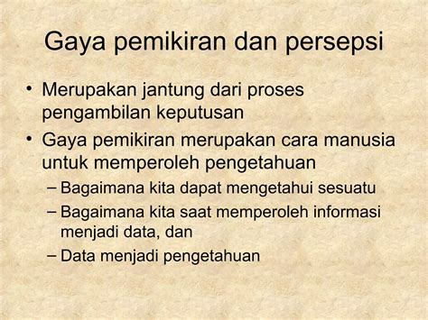 Teori Pengambilan Keputusan PPT