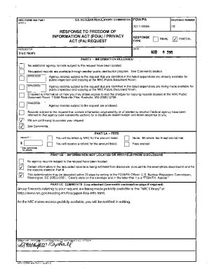 Fillable Online Electronic Foia Privacy Act Request Form Fax Email