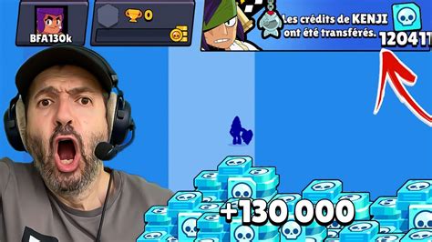 une FORTUNE de 130 000 CRÉDITS pour RECOMMENCER Brawl Stars faites