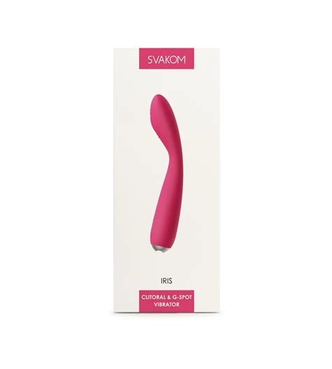 Svakom Iris Plum Red Silikonski Vibrator Sex Shop Positive Vibrations