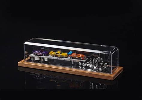 1:64 Scale Display Case Wooden Base-15-5/8x3-5/8x3 - 633cdwood