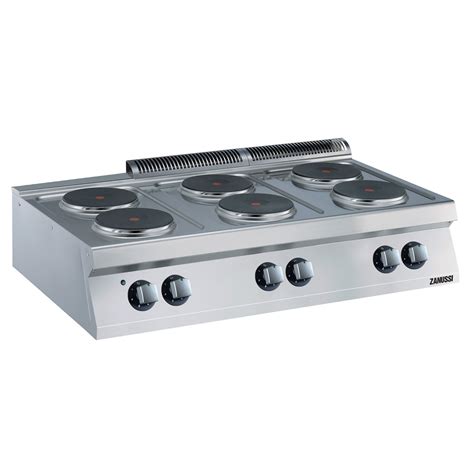 Modular Cooking Range Line EVO Hot Plates Electric Boiling Top Range Zanussi