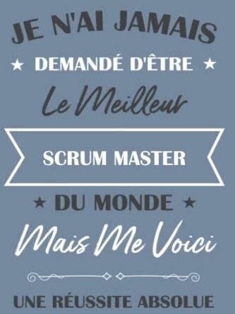 Je N ai Jamais Demandé D être Le Meilleur SCRUM MASTER Du Monde Mais