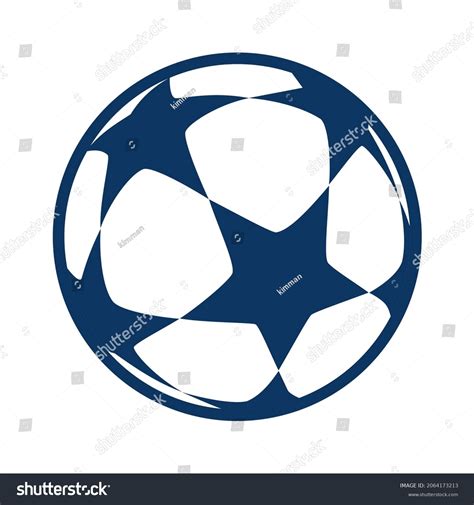 Football Soccer On White Background Vector Stock Vector (Royalty Free ...