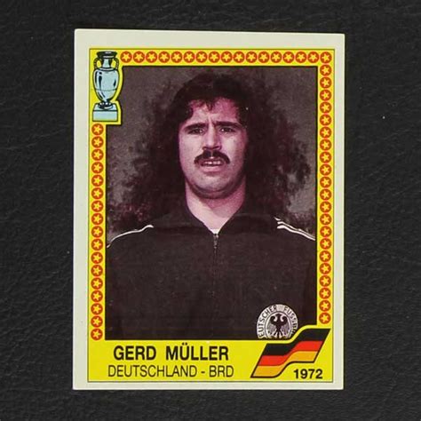 Euro Nr Panini Sticker Gerd M Ller Sticker Worldwide