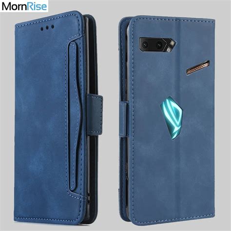 Wallet Cases For Asus Rog Phone 2 Zs660kl Case Magnetic Book Flip Cover