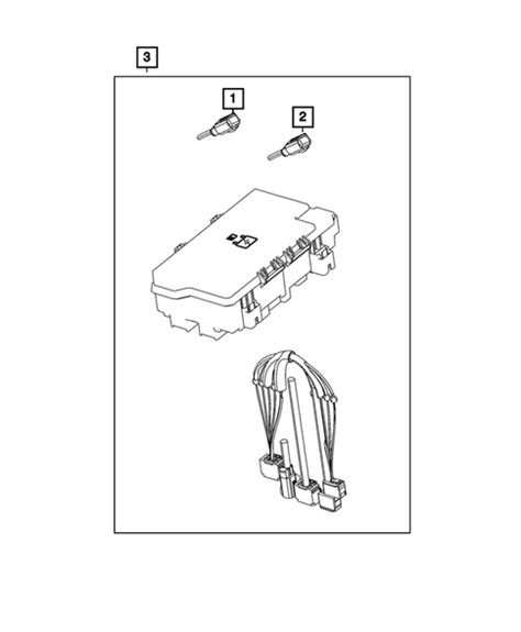 Power Distribution Fuse Block Junction Block Relays And Fuses For 2019 Ram 2500 Mopar