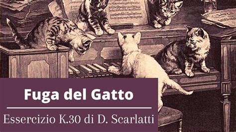 Fuga Del Gatto Essercizio K 30 Di Domenico Scarlatti YouTube