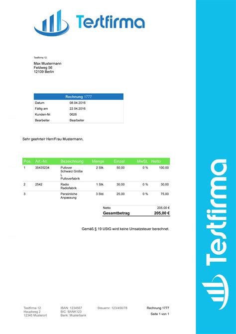 Rechnungsprogramm Rechnungssoftware Faktura Business Software Rechnung