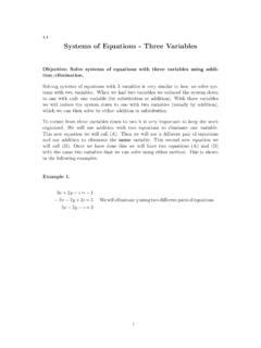 Solve Systems In Variables Pdf