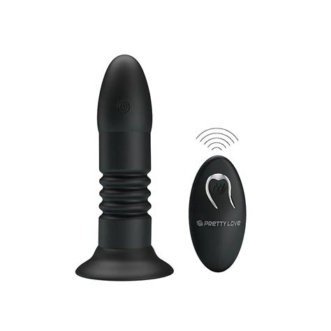 Plug Anal Vibrador Movimento Vai E Vem E Controle Wireless E