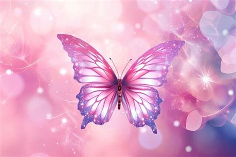 Baby Pink Butterfly Background