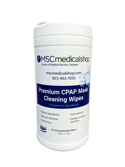 Unscented CPAP Mask Cleaning Wipes | MSC Medical Shop