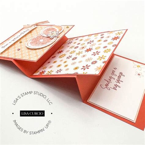 Have Fun Making A Tri Fold Accordion Card With These Easy Steps Lisa