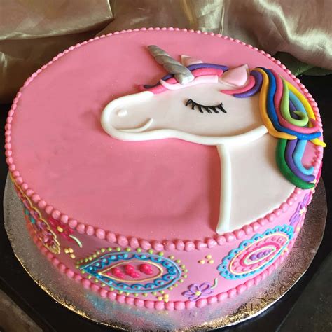 C-96 PINK UNICORN CAKE — Amphora Bakery