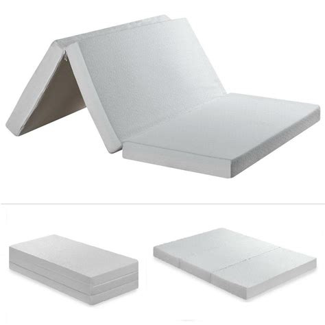 Tri Folding Portable RV Memory Foam Mattress Topper,