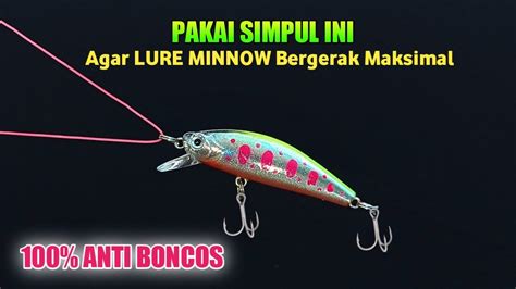 Cara Mengikat Umpan Casting Lure Minnow PUSAKAPANCING YouTube