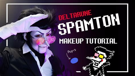 SPAMTON DELTARUNE Cosplay Makeup Tutorial - YouTube