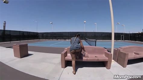Ebony Gets Fuck On The Tennis Court