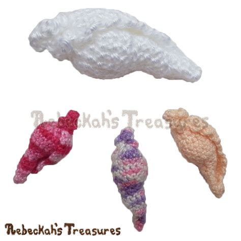 Spiral Conch Shell Free Crochet Pattern Rebeckahs Treasures