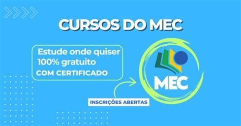 Mec Minist Rio Da Educa O Abre Curso Ead E Gratuito De Forma O