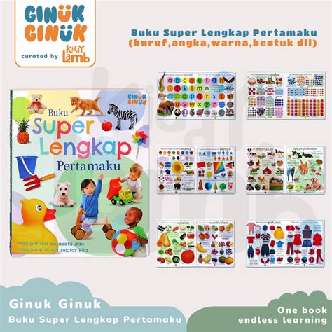 jual ginukginuk buku super lengkap pertamaku board book lebih
