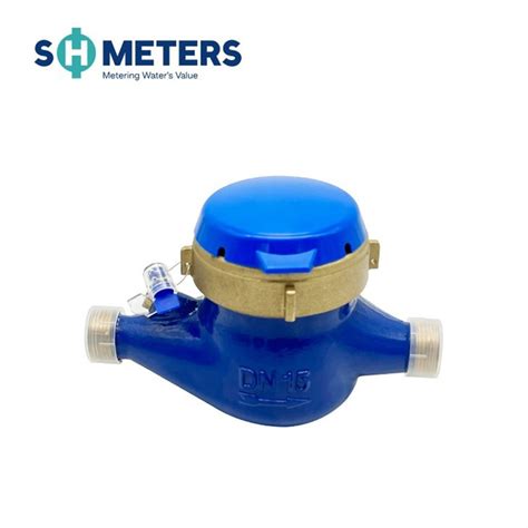 Water Meter System Brass Material Multi Jet Cold Water Meters