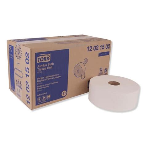 Tork Advanced Jumbo Toilet Paper Septic Safe Ply White Ft