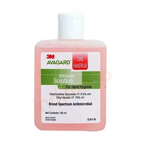 3m Avagard CHG Handrub 100 Ml Packaging Type Flip Top Bottle At Rs