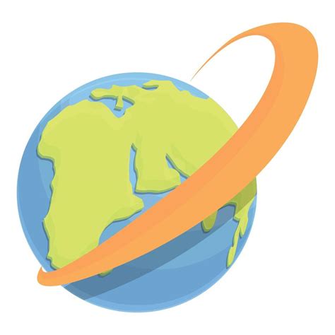 Map globe icon cartoon vector. Around map travel 14316999 Vector Art at ...