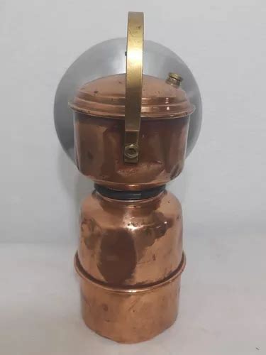 Lampi O A Carbureto De Cobre E Lat O Restaurado Decorativo Venda Em