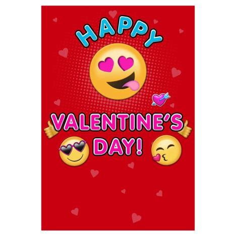 Happy Valentine S Day Emoji Card Character Brands