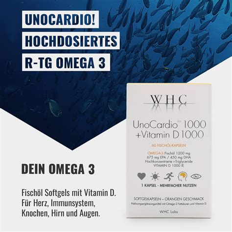 Unocardio Vitamin D Von Whc Omega Kapseln Sterreich