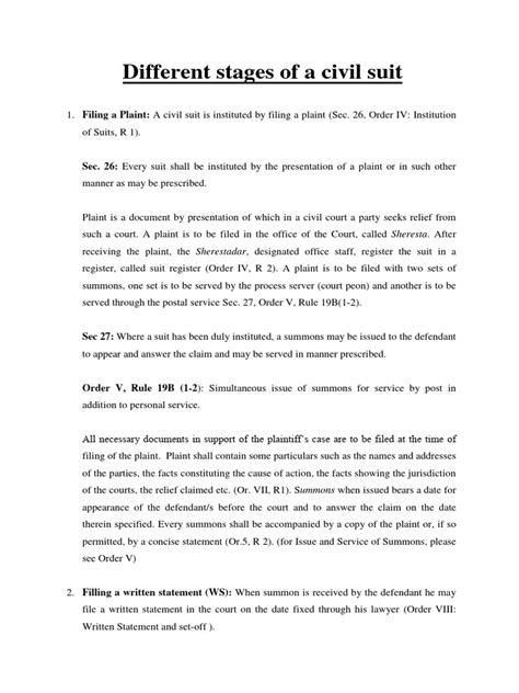 how to file a civil suit in ga