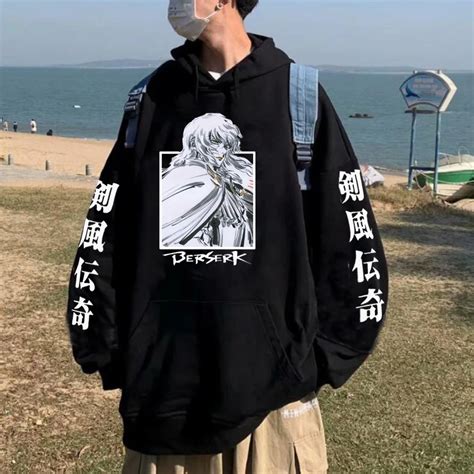 Berserk Sudadera Con Capucha De Anime Para Hombre Y Mujer Ropa De Hip