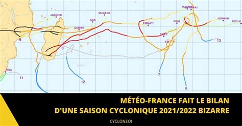 Une Saison Cyclonique 20212022 Du Sud Ouest Océan Indien Détraquée