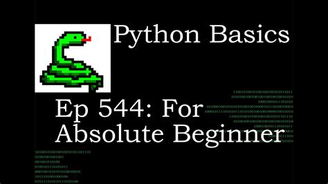 Python Basics Tutorial For Absolute Beginners Youtube