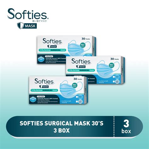 Jual Softies Surgical Mask S Box Perawatan Diri Termurah Harga Promo