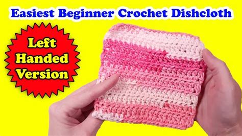 Easy Crochet Dishcloth Tutorial for Beginners