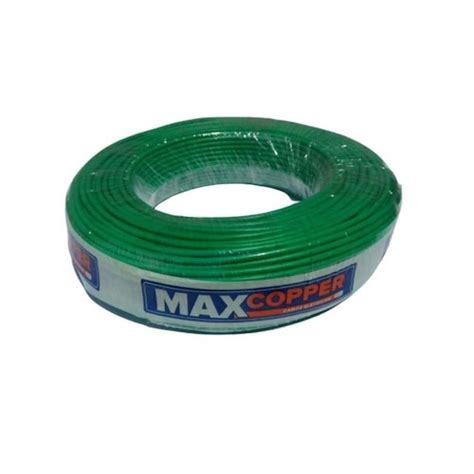 Fio Cabo Flex Mm Rolo Metros Cada Maxcooper Verde Shopee