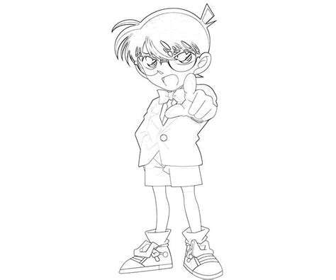 Detective Conan Coloring Pages From Evelyn Free Printables