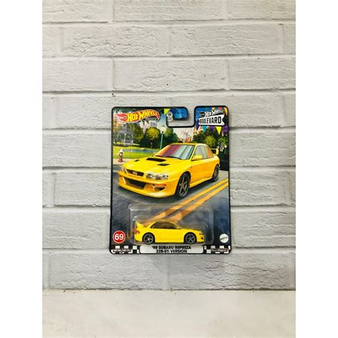 Jual Hot Wheels Premium Boulevard Subaru Impreza B Sti Version Kuning Shopee Indonesia