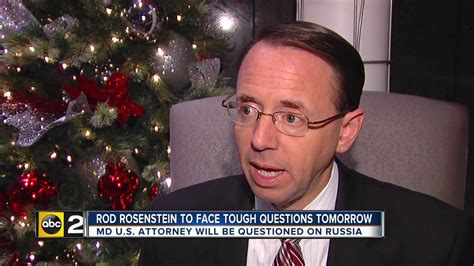 Senate Judiciary Committee Considers Nomination Of Rod Rosenstein To Be