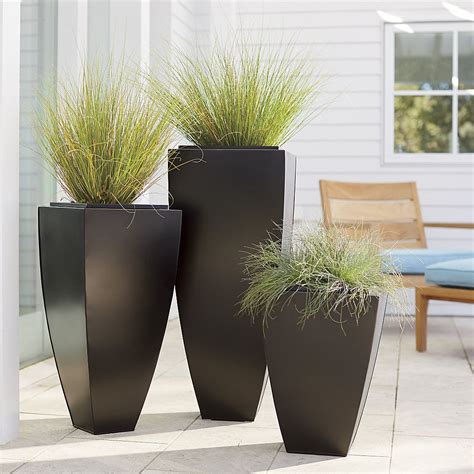 Bronze Tall Tapered Planters Outdoor Planters Planters Diy Planters Indoor