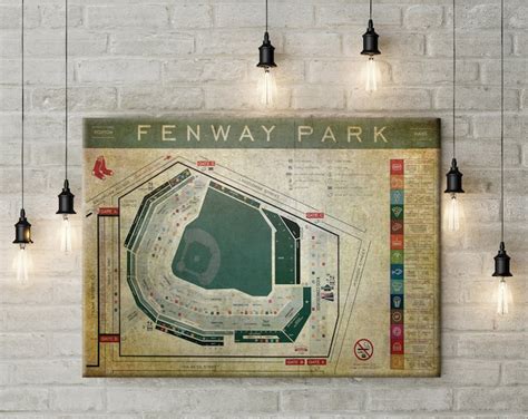 Fenway Park Stadium Seat MLB Authenticated. Super Men's Christmas Gift ...