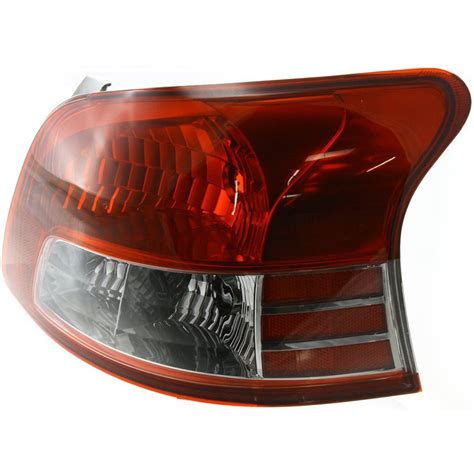 Tail Lamp Lens And Housing Passenger Side Fits Toyota Yaris Sedan